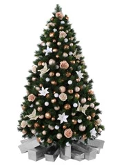 hire xmas tree, ready decorated christmas trees