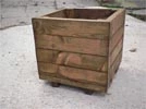 timber planters for garden